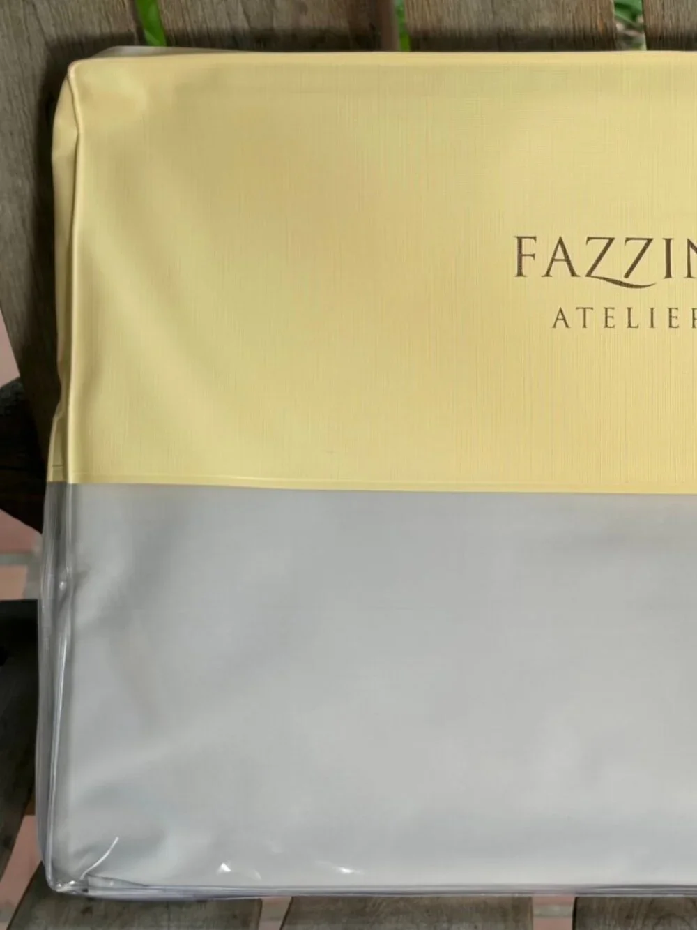 Fazzini Atelier Italian Percale Cotton King Size Bicocca Pearl Grey Duvet Cover